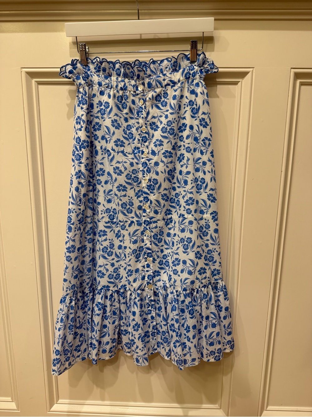 Olivia James the Label Floral Maxi Skirt 100% Cotton